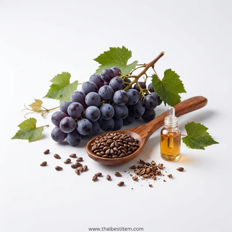 อาหารเสริมสารสกัดจากเมล็ดองุ่น (Grape Seed Extract) เคล็ดลับผิวใสและหลอดเลือดแข็งแรง