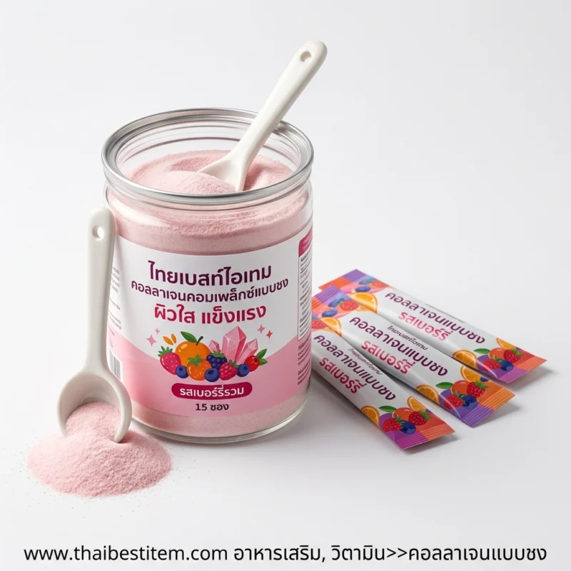 เคล็ดลับผิวสวยออร่าและข้อต่อแข็งแรงด้วย อาหารเสริมวิตามิน คอลลาเจนแบบชง (Collagen Powder)