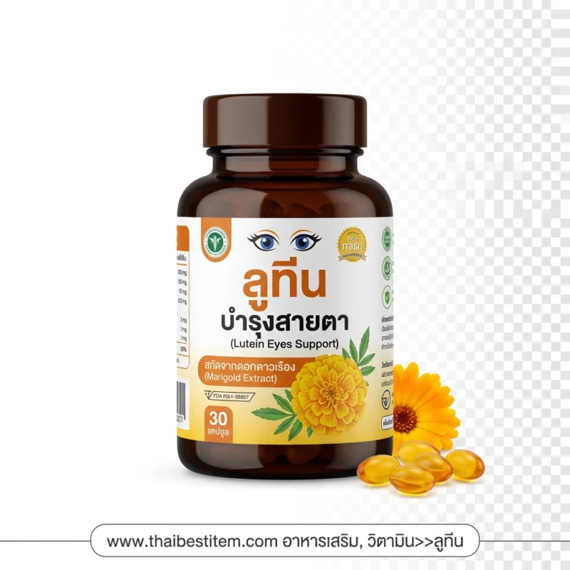 ปกป้องดวงตาจากแสงสีฟ้าด้วย อาหารเสริมวิตามิน ลูทีน (Lutein) บำรุงสายตาให้สดใสยาวนาน