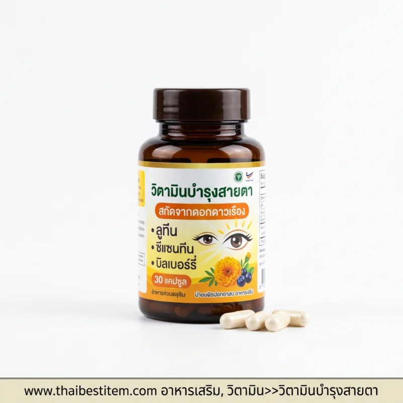 เคล็ดลับดวงตาสดใสด้วย อาหารเสริมวิตามิน วิตามินบำรุงสายตา (Eye Vitamins) ปกป้องและฟื้นฟูการมองเห็น