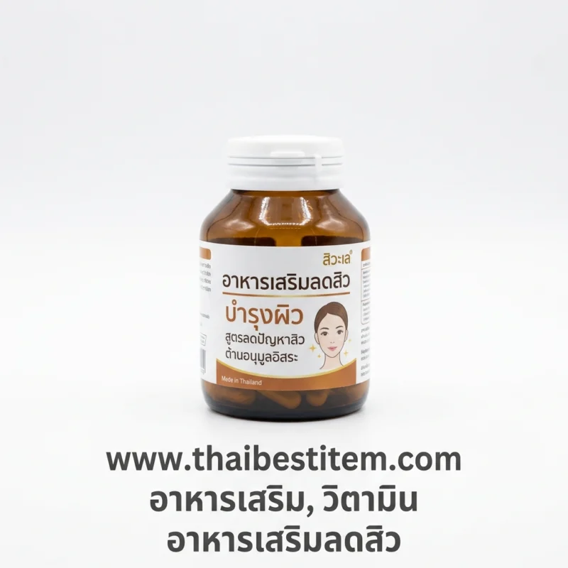 เคลียร์ผิวใส จัดการทุกปัญหาสิวอักเสบและอุดตันด้วย อาหารเสริมวิตามิน อาหารเสริมลดสิว (Anti-Acne Supplements)