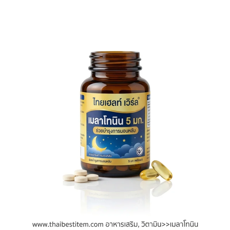 ตัวช่วยเพื่อการนอนหลับอย่างมีคุณภาพด้วย อาหารเสริมวิตามิน เมลาโทนิน (Melatonin)