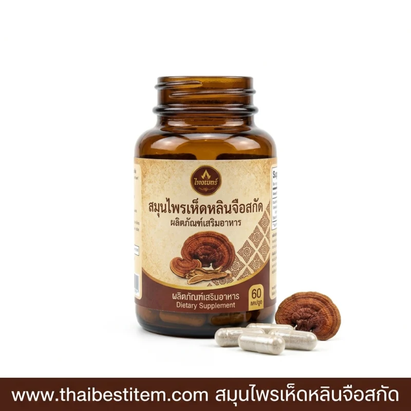 เห็ดหลินจือสกัด (Reishi Mushroom Extract) คืออะไร เหมาะกับใคร และวิธีเลือกซื้อสมุนไพรอย่างถูกต้อง